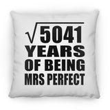 71st Anniversary Square Root of 5041 Years of Mrs Perfect - Throw Pillow
