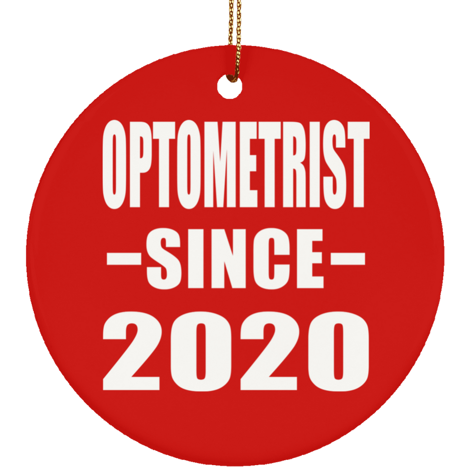 Optometrist Since 2020 - Circle Ornament