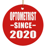 Optometrist Since 2020 - Circle Ornament