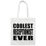Coolest Receptionist Ever - Tote Bag White