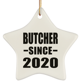 Butcher Since 2020 - Star Ornament