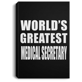 World's Greatest Medical Secretary - Canvas Portrait