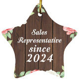 Sales Representative Since 2024 - Star Ornament A