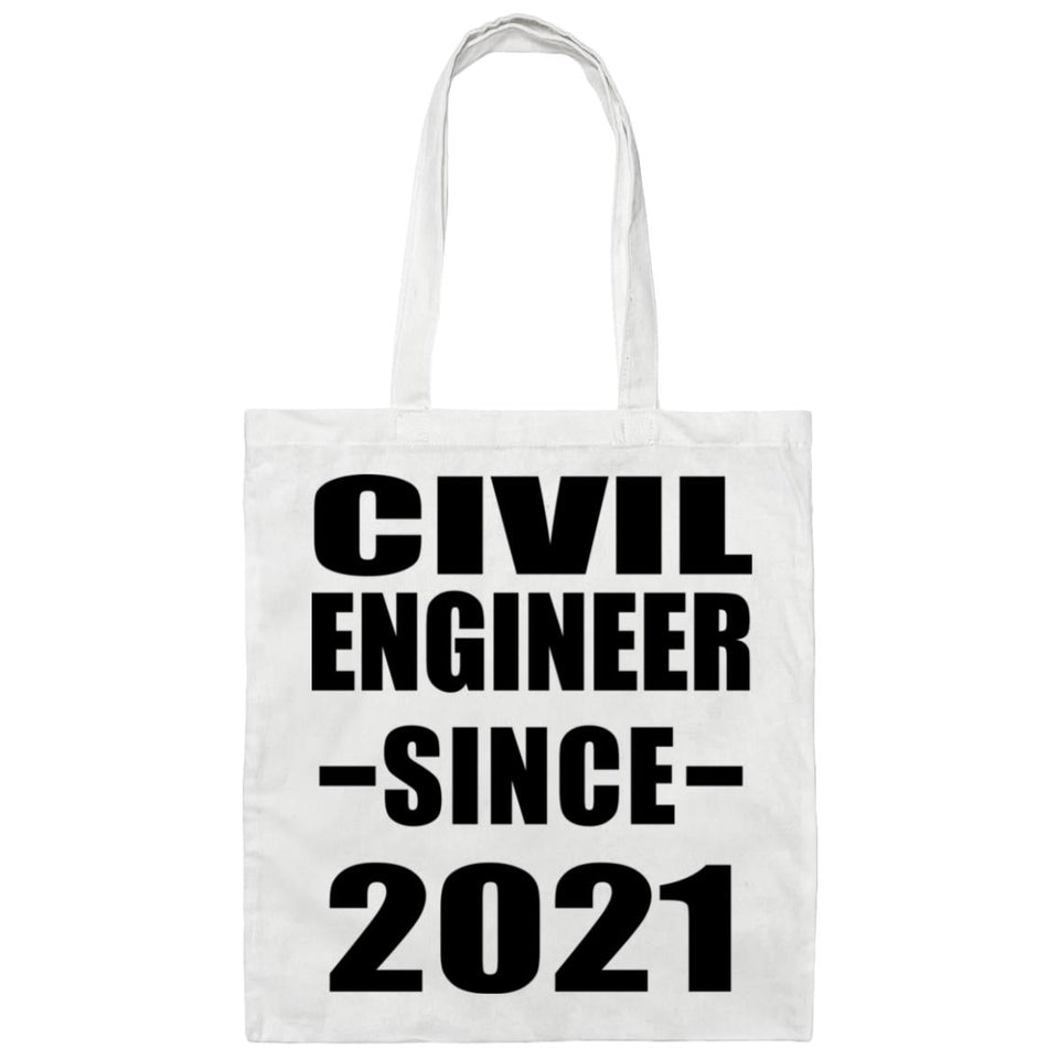 Civil Engineer Since 2021 - Tote Bag White