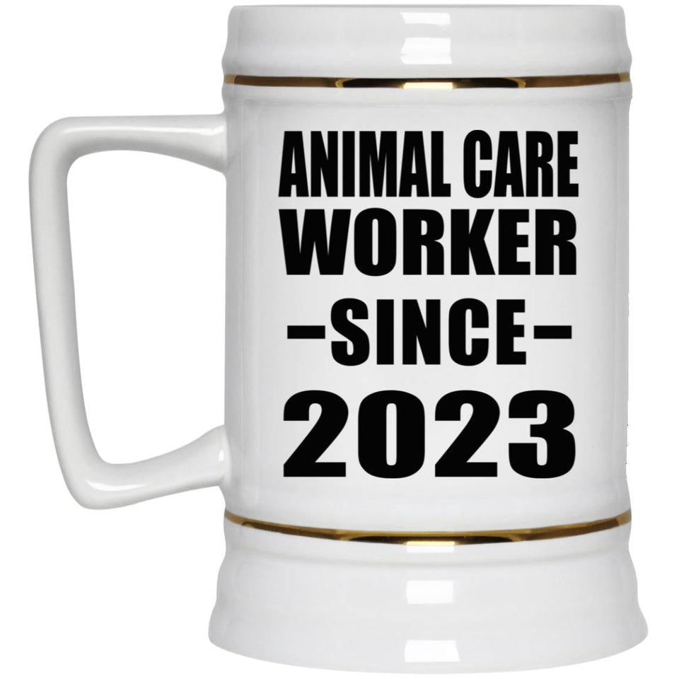 Animal Care Worker Since 2023 - Beer Stein