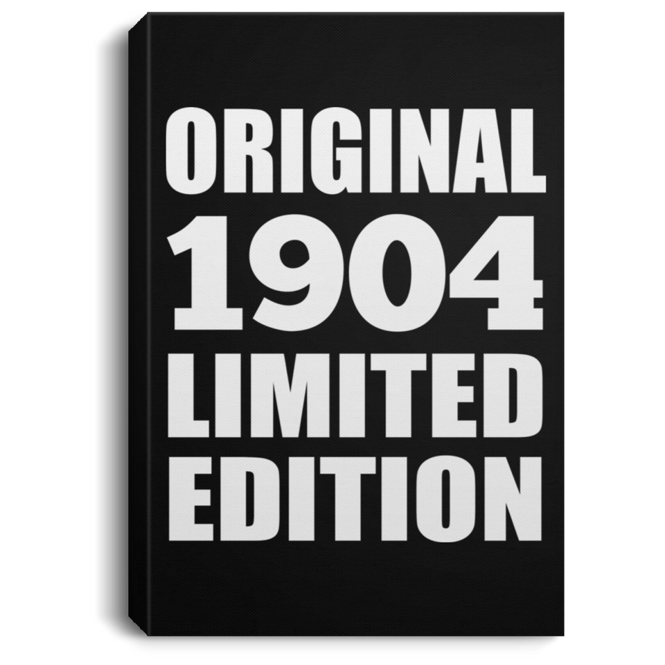 120th Birthday Original 1904 Limited Edition - Canvas Portrait
