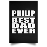 Philip Best Dad Ever - Poster Portrait
