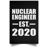 Nuclear Engineer Established EST. 2020 - Poster Portrait
