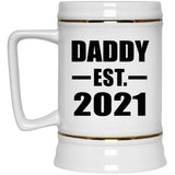 Daddy Established EST. 2021 - Beer Stein