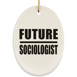 Future Sociologist - Oval Ornament