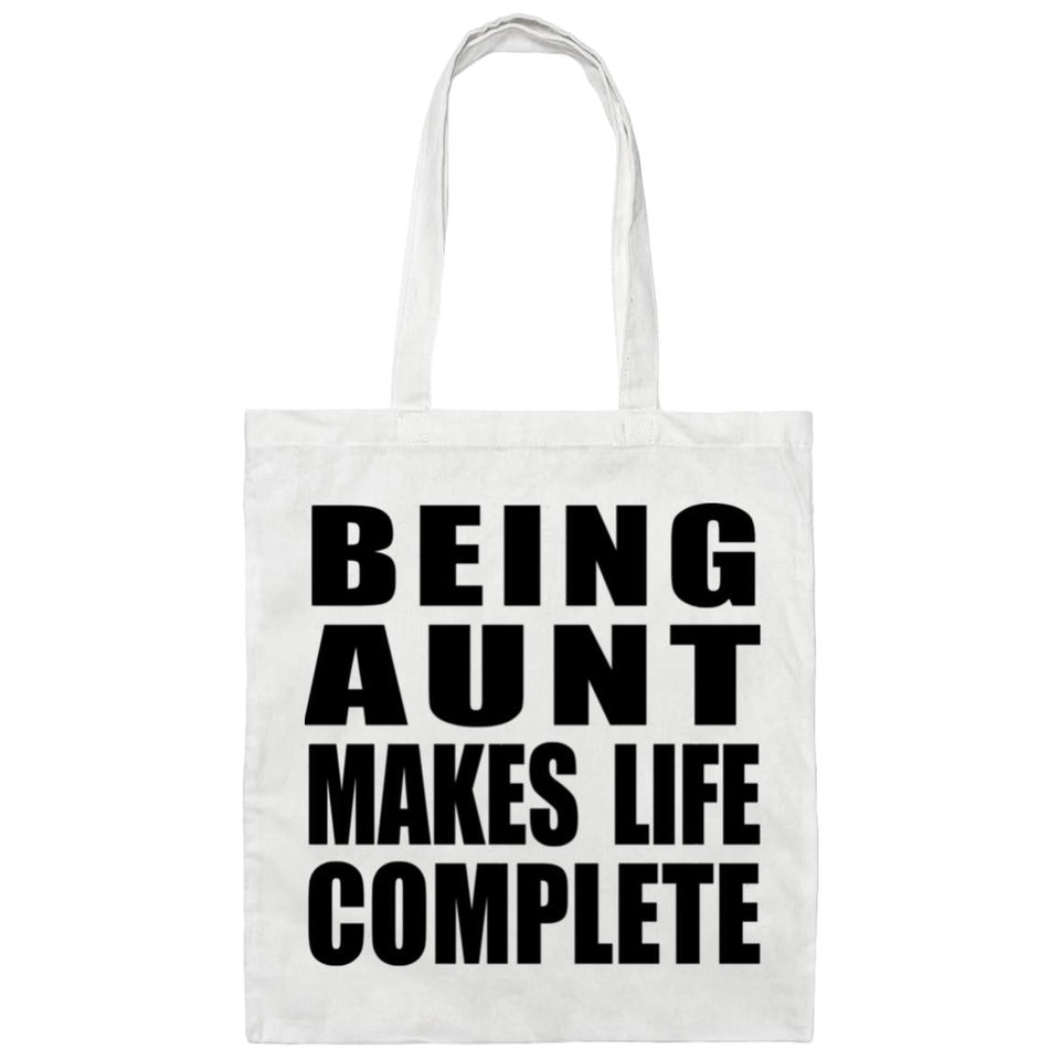 Being Aunt Makes Life Complete - Tote Bag White