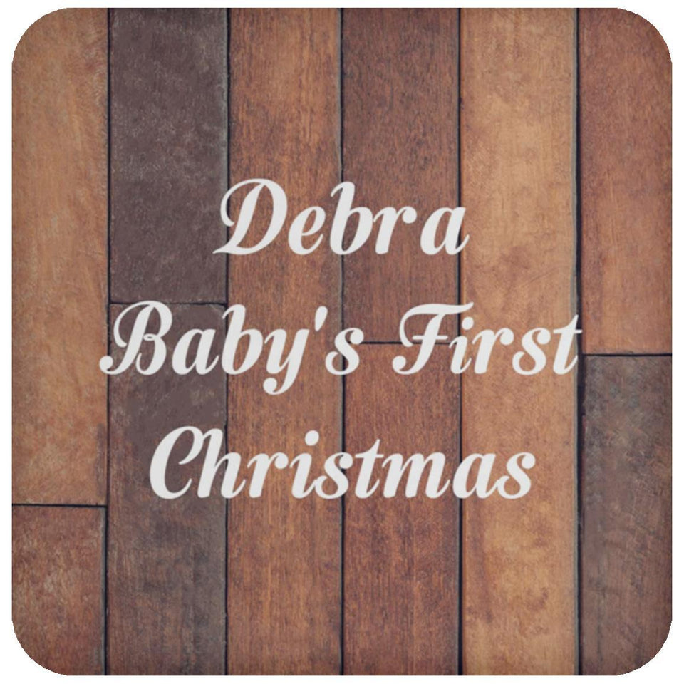 Debra Baby's First Christmas - Drink Coaster E