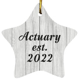 Actuary Established Est. 2022 - Star Ornament F