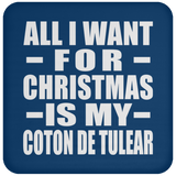 All I Want For Christmas Is My Coton De Tulear - Coaster