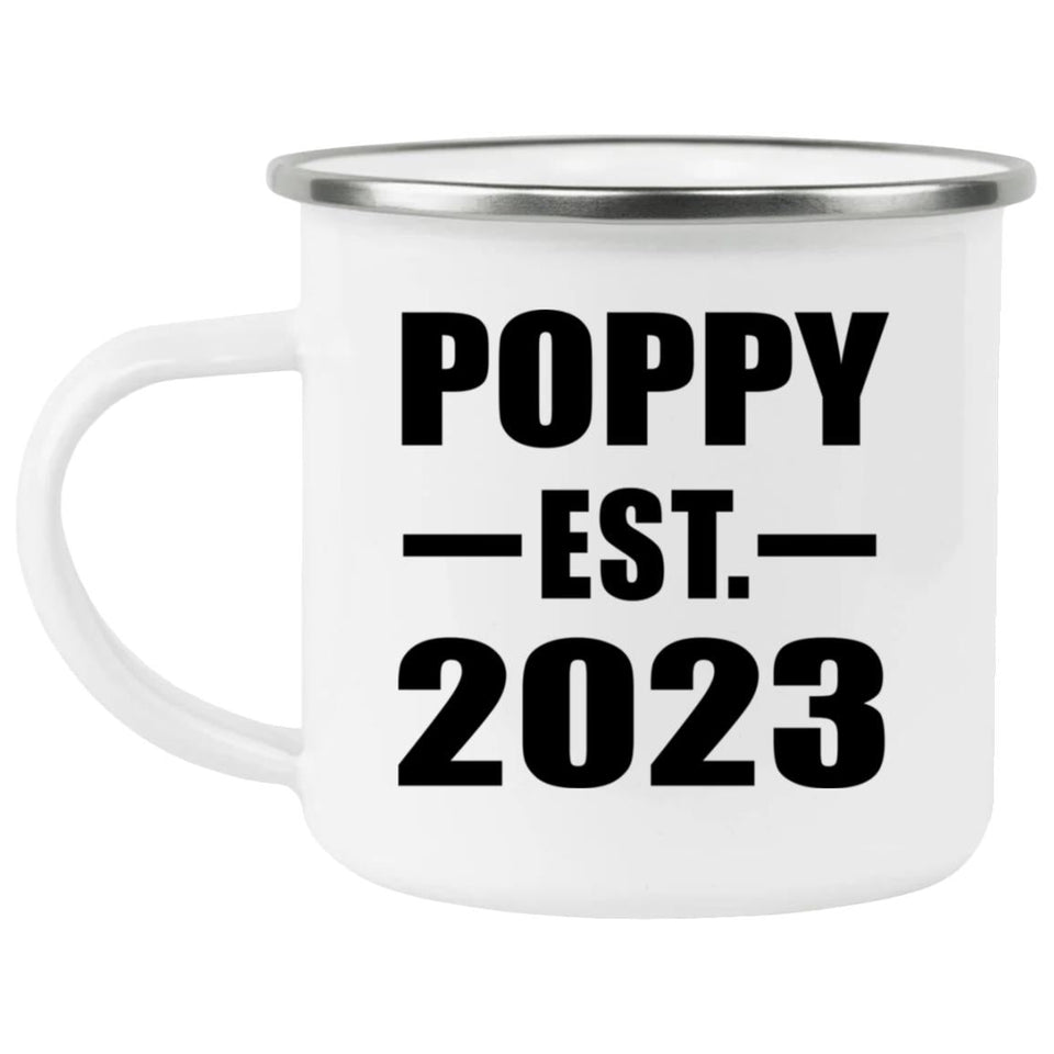 Poppy Established EST. 2023 - 12oz Camping Mug