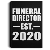 Funeral Director Established EST. 2020 - Canvas Portrait