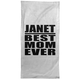 Janet Best Mom Ever - Hand Towel
