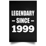 25th Birthday Legendary Since 1999 - Poster Portrait