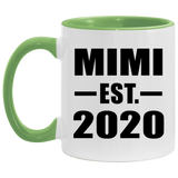 Mimi Established EST. 2020 - 11oz Accent Mug Green