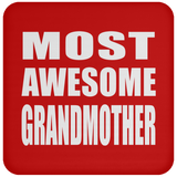 Most Awesome Grandmother - Drink Coaster