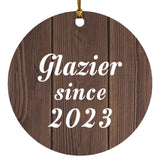 Glazier Since 2023 - Circle Ornament D