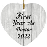 First Year As Doctor 2022 - Heart Ornament F