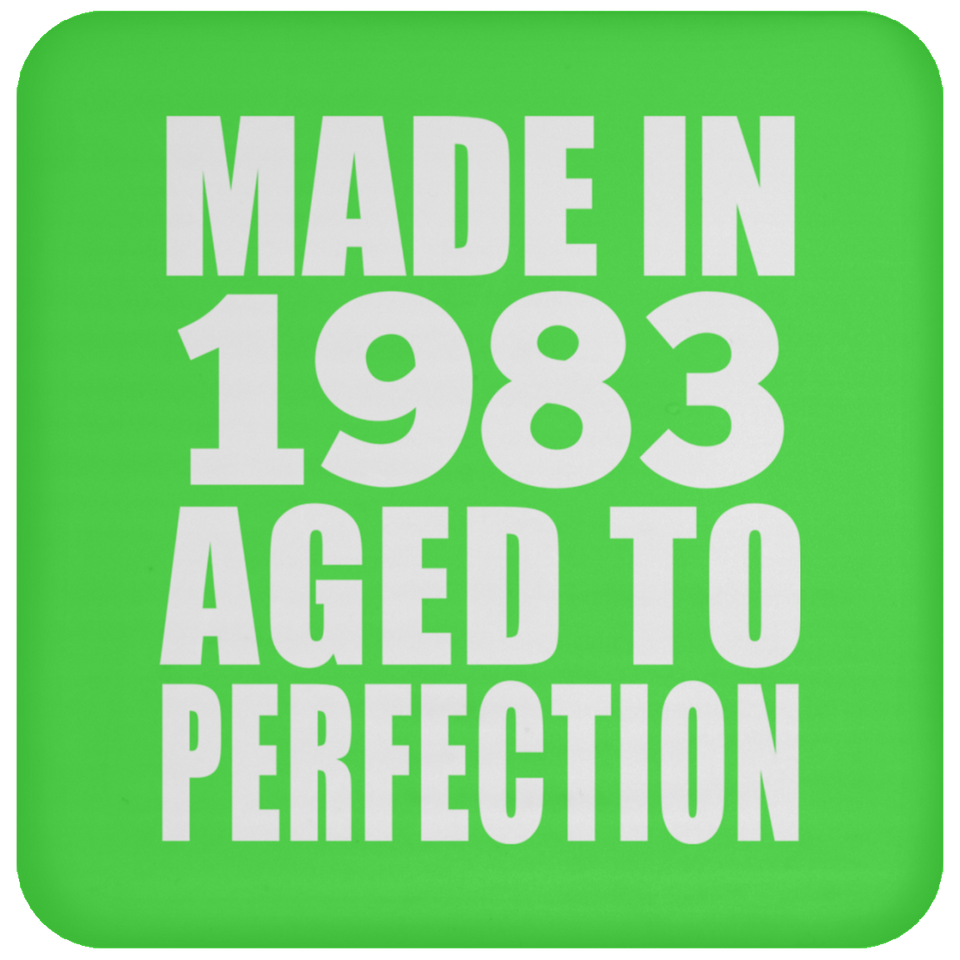 41st Birthday Made In 1983 Aged to Perfection - Drink Coaster