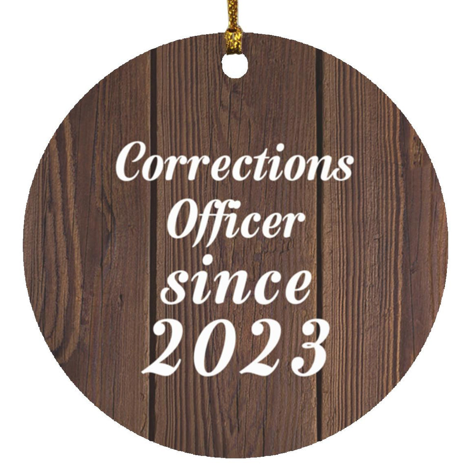 Corrections Officer Since 2023 - Circle Ornament D