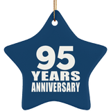 95th Anniversary 95 Years - Star Ornament