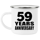 59th Anniversary 59 Years - 12oz Camping Mug