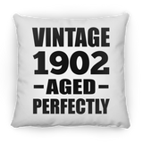 122nd Birthday Vintage 1902 Aged Perfectly - Throw Pillow