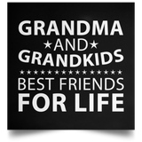 Grandma and Grandkids, Best Friends For Life - Poster Square
