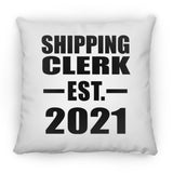 Shipping Clerk Established EST. 2021 - Throw Pillow