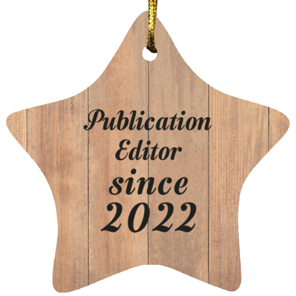 Publication Editor Since 2022 - Star Ornament C