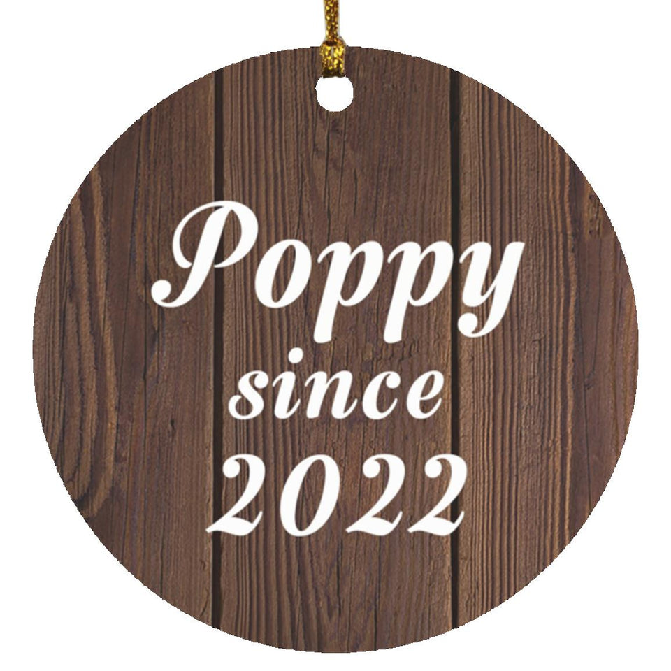 Poppy Since 2022 - Circle Ornament D