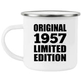 67th Birthday Original 1957 Limited Edition - 12oz Camping Mug