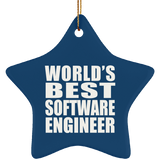 World's Best Software Engineer - Star Ornament