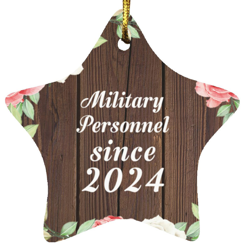 Military Personnel Since 2024 - Star Ornament A