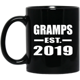 Gramps Established EST. 2019 - 11oz Coffee Mug Black