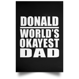 Donald World's Okayest Dad - Poster Portrait