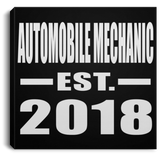 Automobile Mechanic Established EST. 2018 - Canvas Square
