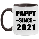 Pappy Since 2021 - 11oz Accent Mug Black