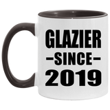 Glazier Since 2019 - 11oz Accent Mug Black