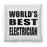 World's Best Electrician - Throw Pillow