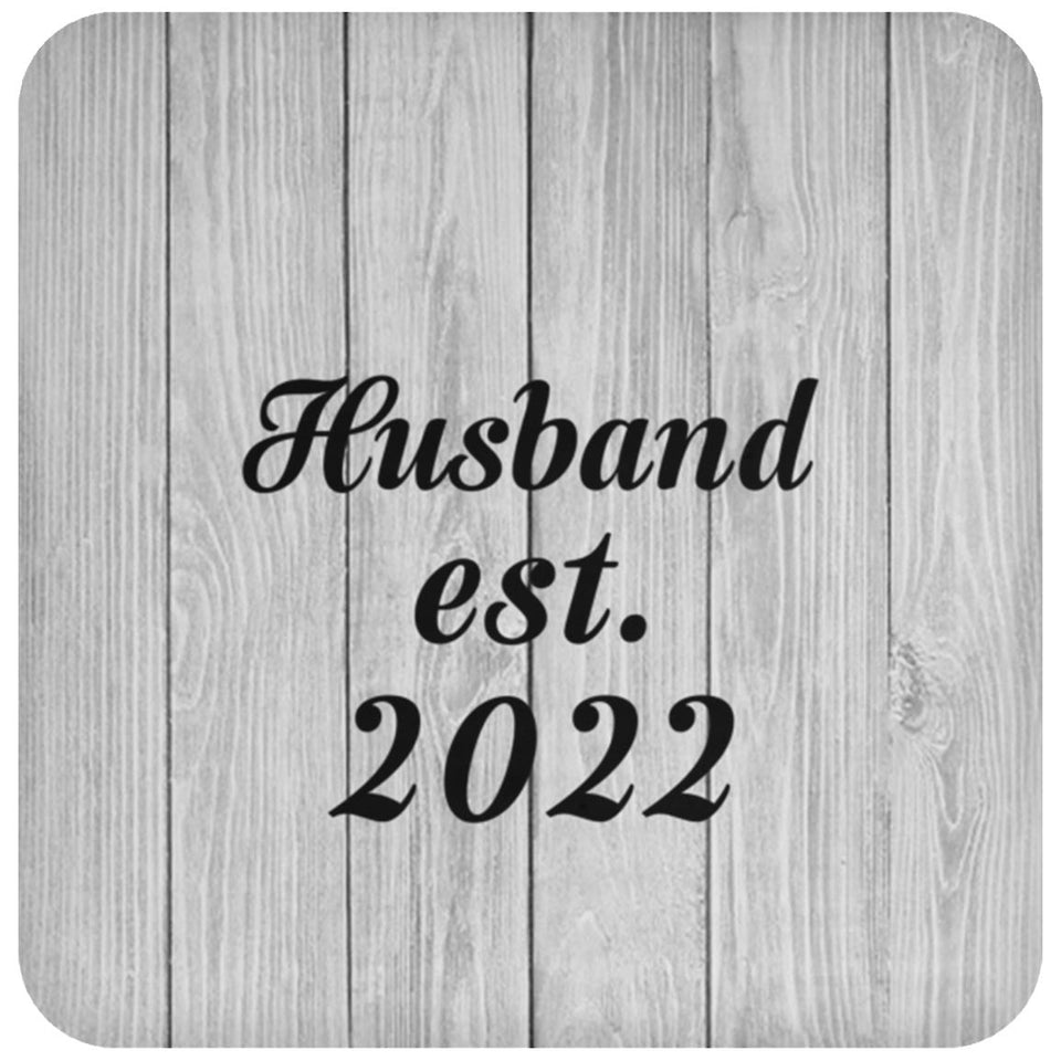 Husband Established Est. 2022 - Drink Coaster F