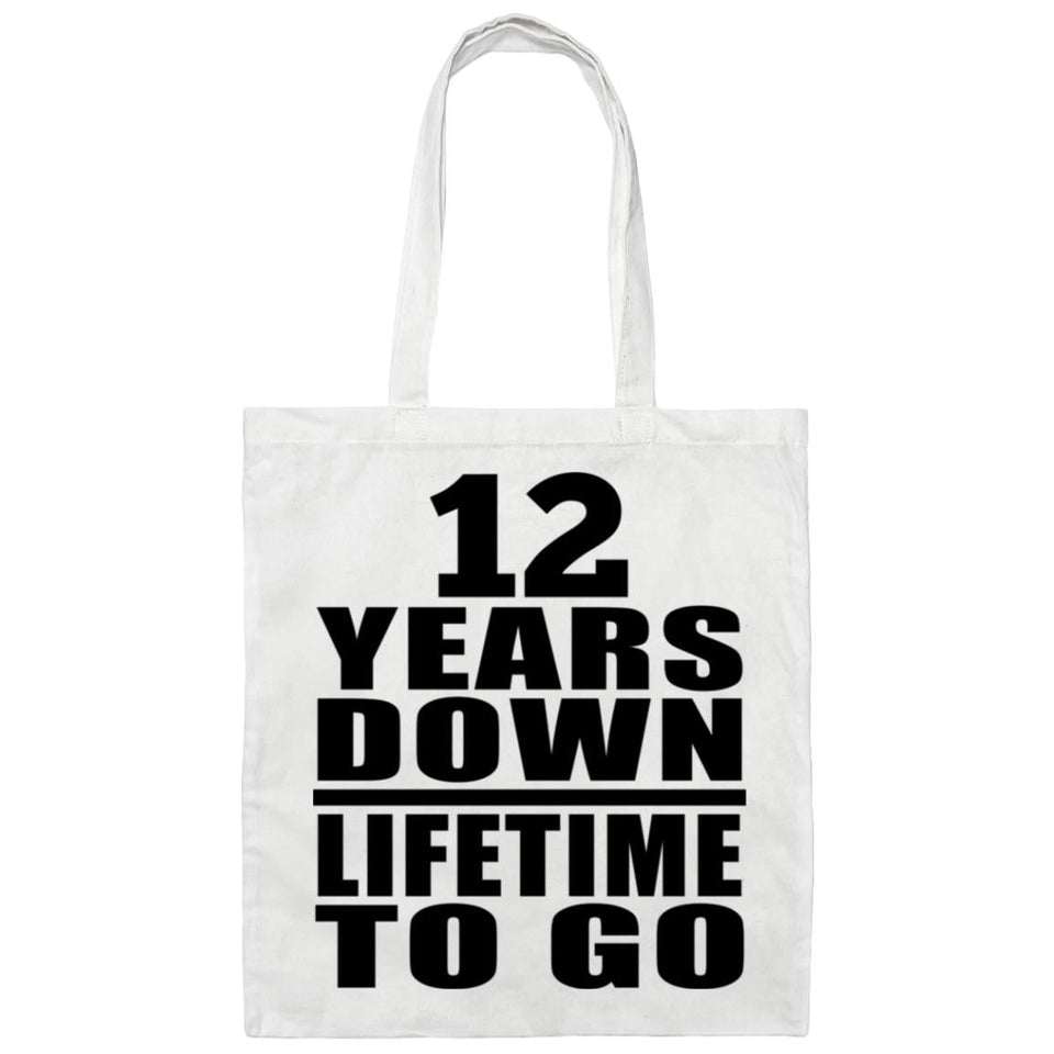 12 Years Down Lifetime To Go - Tote Bag White