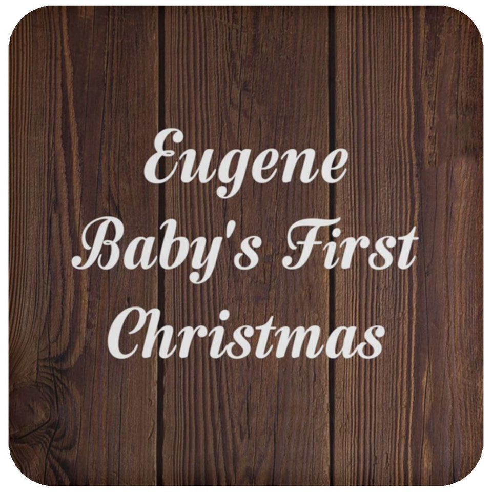 Eugene Baby's First Christmas - Drink Coaster D