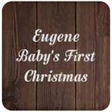Eugene Baby's First Christmas - Drink Coaster D