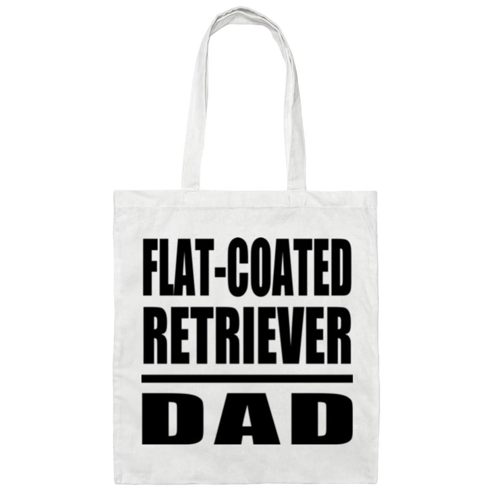 Flat-Coated Retriever Dad - Tote Bag White