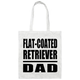 Flat-Coated Retriever Dad - Tote Bag White